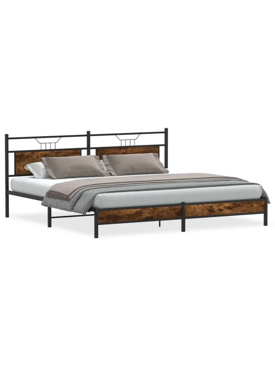 METALLIST VOODIRAAM ILMA MADRATSITA SUITSUTATUD TAMM 200X200 CM