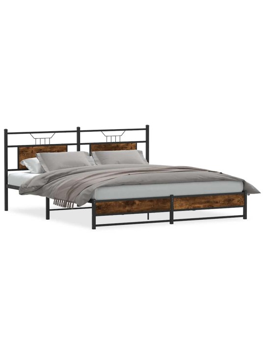METALLIST VOODIRAAM ILMA MADRATSITA SUITSUTATUD TAMM 180X200 CM
