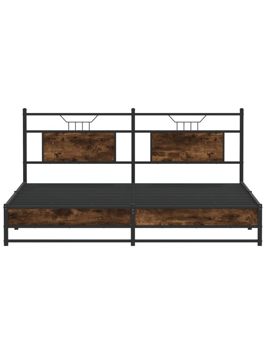 METALLIST VOODIRAAM ILMA MADRATSITA SUITSUTATUD TAMM 180X200 CM
