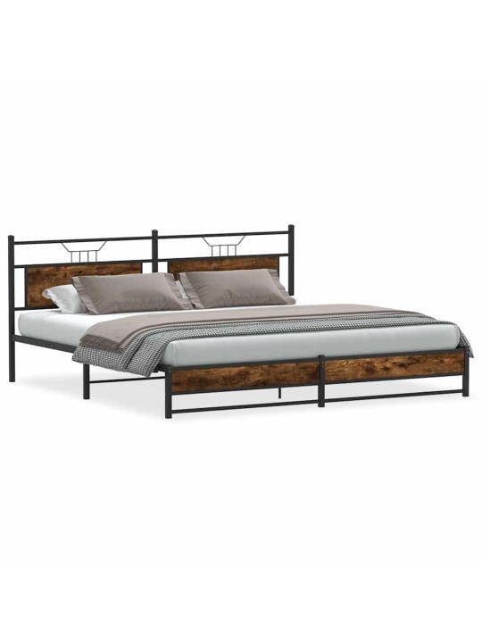 METALLIST VOODIRAAM ILMA MADRATSITA SUITSUTATUD TAMM 193X203 CM