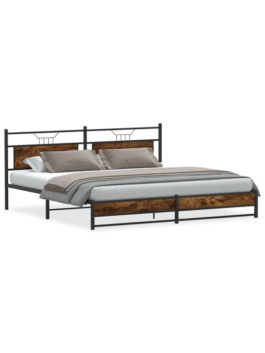 METALLIST VOODIRAAM ILMA MADRATSITA SUITSUTATUD TAMM 200X200 CM