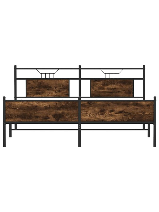 METALLIST VOODIRAAM ILMA MADRATSITA SUITSUTATUD TAMM 160X200 CM