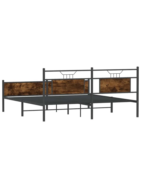 METALLIST VOODIRAAM ILMA MADRATSITA SUITSUTATUD TAMM 160X200 CM