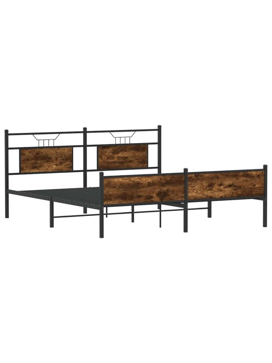METALLIST VOODIRAAM ILMA MADRATSITA SUITSUTATUD TAMM 180X200 CM