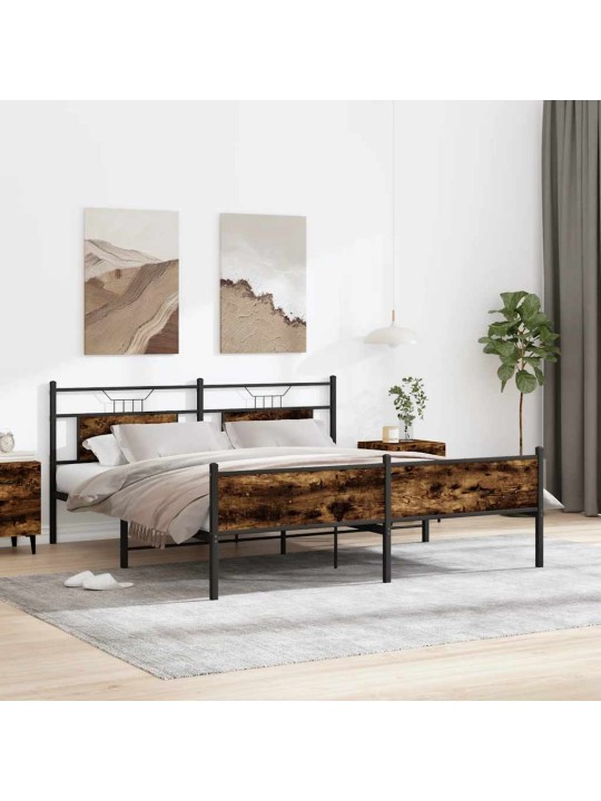METALLIST VOODIRAAM ILMA MADRATSITA SUITSUTATUD TAMM 180X200 CM