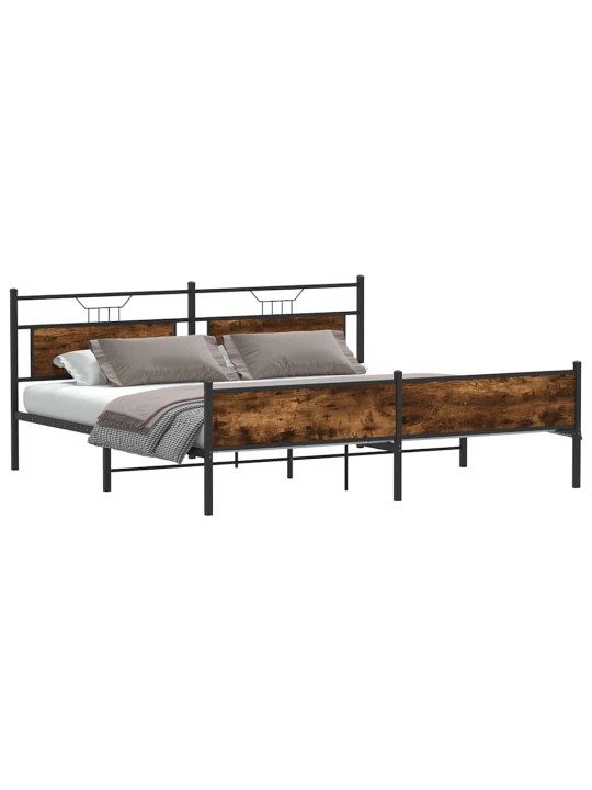 METALLIST VOODIRAAM ILMA MADRATSITA SUITSUTATUD TAMM 193X203 CM