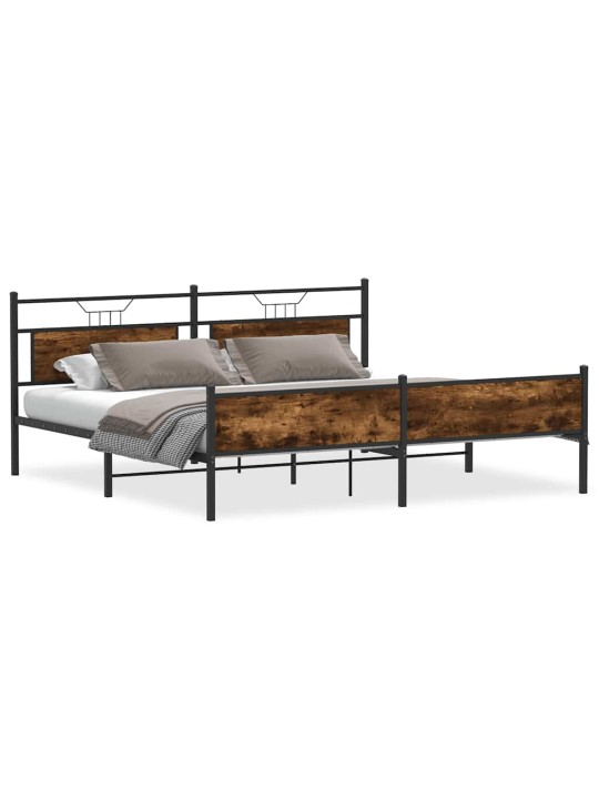 METALLIST VOODIRAAM ILMA MADRATSITA SUITSUTATUD TAMM 200X200 CM