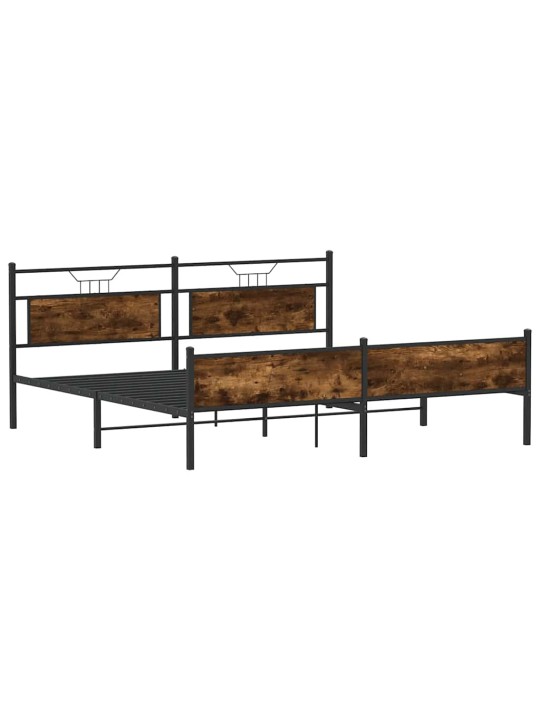 METALLIST VOODIRAAM ILMA MADRATSITA SUITSUTATUD TAMM 200X200 CM