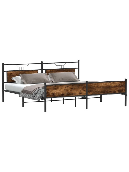 METALLIST VOODIRAAM ILMA MADRATSITA SUITSUTATUD TAMM 200X200 CM