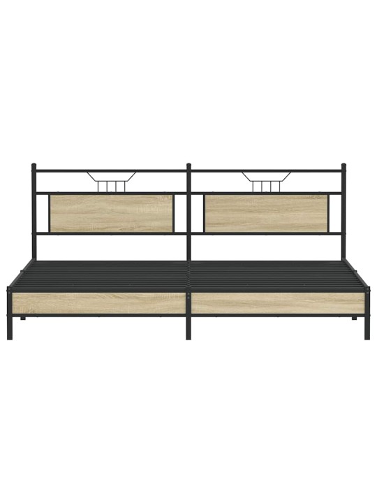 METALLIST VOODIRAAM ILMA MADRATSITA SONOMA TAMM 193X203 CM