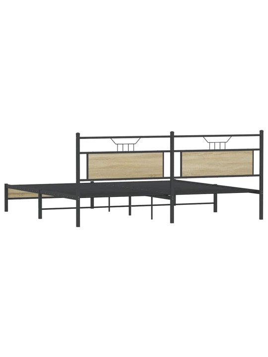 METALLIST VOODIRAAM ILMA MADRATSITA SONOMA TAMM 193X203 CM