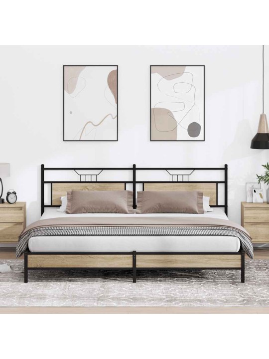 METALLIST VOODIRAAM ILMA MADRATSITA SONOMA TAMM 193X203 CM