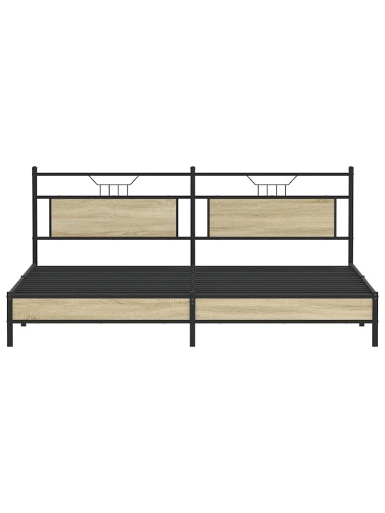 METALLIST VOODIRAAM ILMA MADRATSITA SONOMA TAMM 200X200 CM