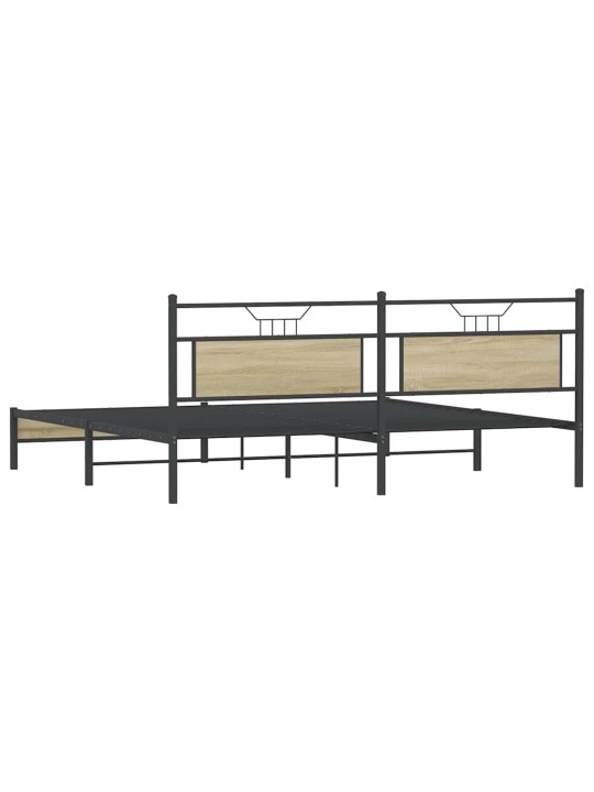 METALLIST VOODIRAAM ILMA MADRATSITA SONOMA TAMM 200X200 CM