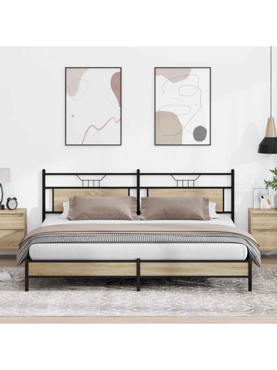 METALLIST VOODIRAAM ILMA MADRATSITA SONOMA TAMM 200X200 CM