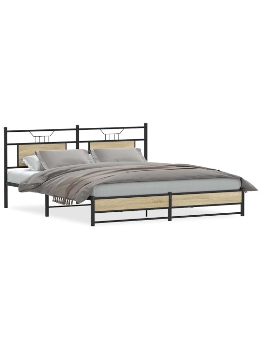 METALLIST VOODIRAAM ILMA MADRATSITA SONOMA TAMM 180X200 CM