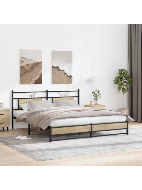 METALLIST VOODIRAAM ILMA MADRATSITA SONOMA TAMM 180X200 CM