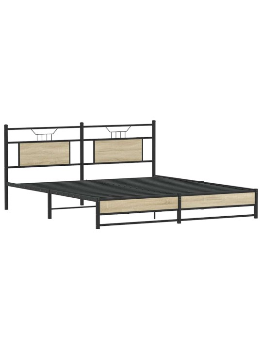 METALLIST VOODIRAAM ILMA MADRATSITA SONOMA TAMM 180X200 CM