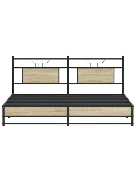 METALLIST VOODIRAAM ILMA MADRATSITA SONOMA TAMM 180X200 CM