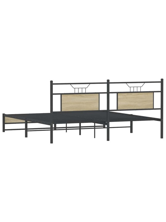 METALLIST VOODIRAAM ILMA MADRATSITA SONOMA TAMM 180X200 CM
