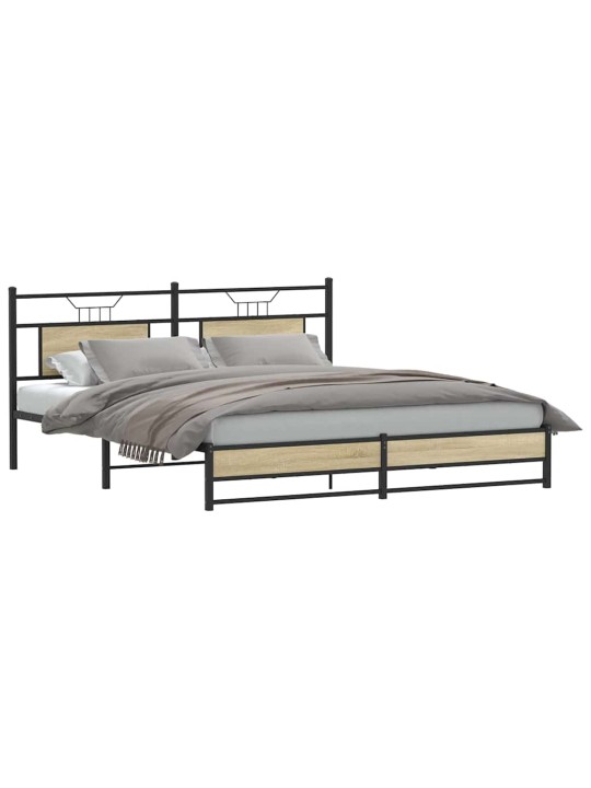 METALLIST VOODIRAAM ILMA MADRATSITA SONOMA TAMM 183X213 CM