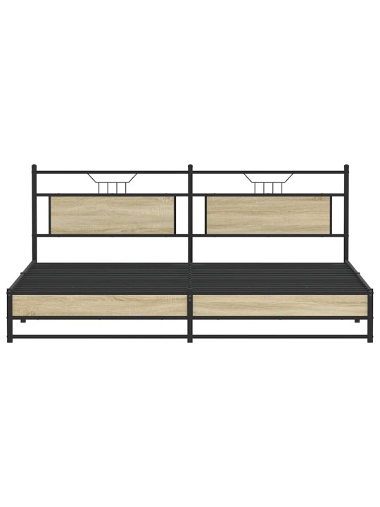 METALLIST VOODIRAAM ILMA MADRATSITA SONOMA TAMM 193X203 CM