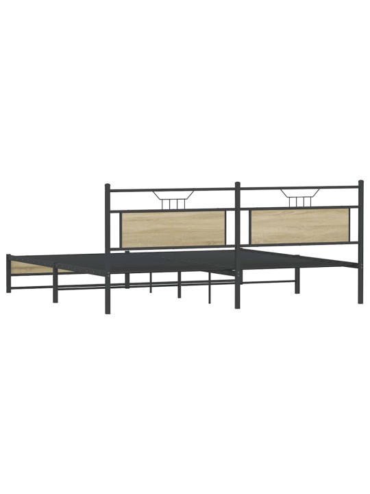 METALLIST VOODIRAAM ILMA MADRATSITA SONOMA TAMM 193X203 CM