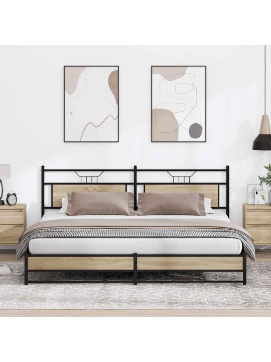 METALLIST VOODIRAAM ILMA MADRATSITA SONOMA TAMM 193X203 CM
