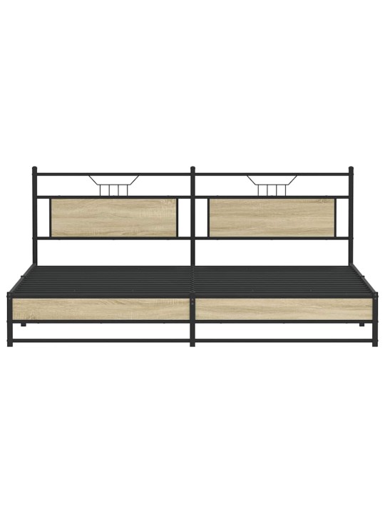 METALLIST VOODIRAAM ILMA MADRATSITA SONOMA TAMM 200X200 CM