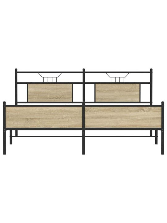 METALLIST VOODIRAAM ILMA MADRATSITA SONOMA TAMM 160X200 CM