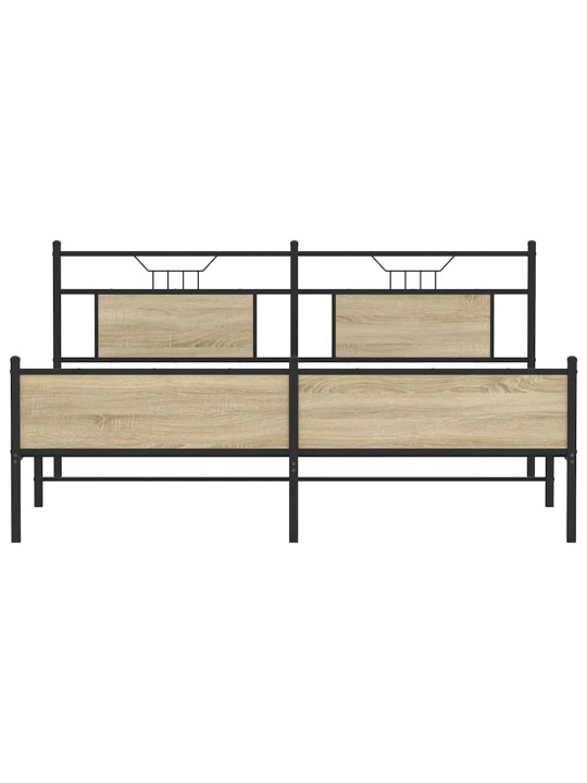 METALLIST VOODIRAAM ILMA MADRATSITA SONOMA TAMM 180X200 CM