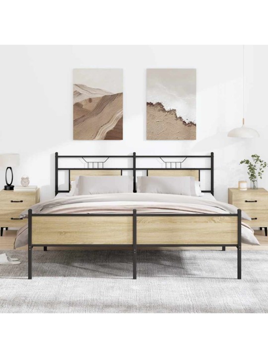 METALLIST VOODIRAAM ILMA MADRATSITA SONOMA TAMM 180X200 CM