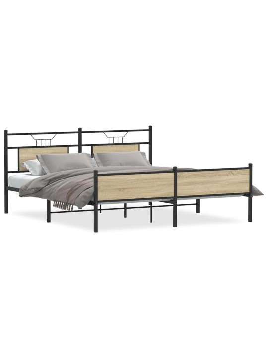 METALLIST VOODIRAAM ILMA MADRATSITA SONOMA TAMM 183X213 CM