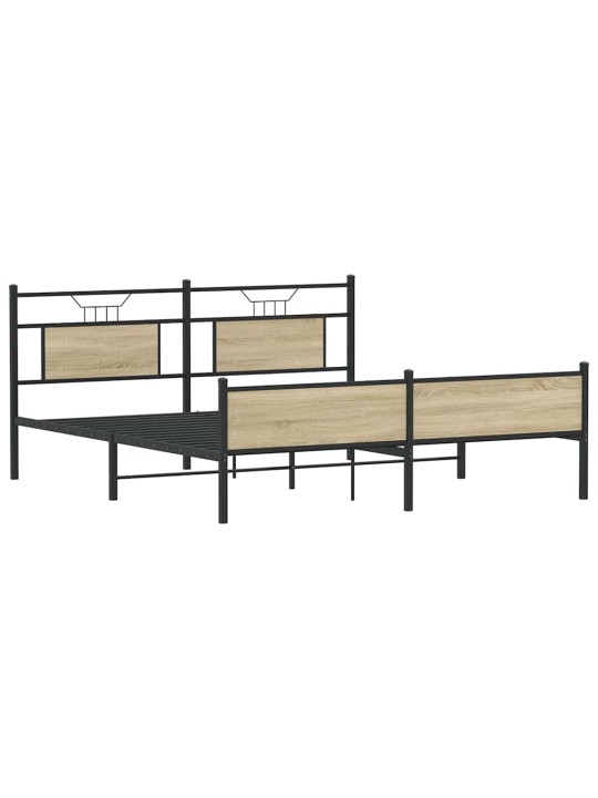 METALLIST VOODIRAAM ILMA MADRATSITA SONOMA TAMM 183X213 CM