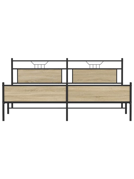 METALLIST VOODIRAAM ILMA MADRATSITA SONOMA TAMM 193X203 CM