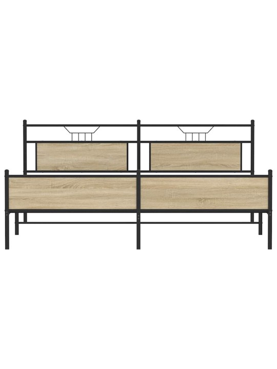 METALLIST VOODIRAAM ILMA MADRATSITA SONOMA TAMM 200X200 CM