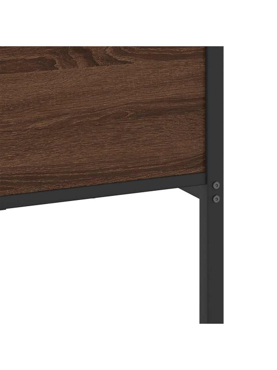 METALLIST VOODIRAAM ILMA MADRATSITA PRUUN TAMM 160X200 CM