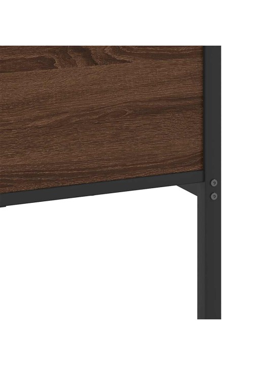 METALLIST VOODIRAAM ILMA MADRATSITA PRUUN TAMM 180X200 CM