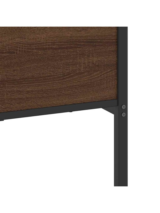 METALLIST VOODIRAAM ILMA MADRATSITA PRUUN TAMM 193X203 CM
