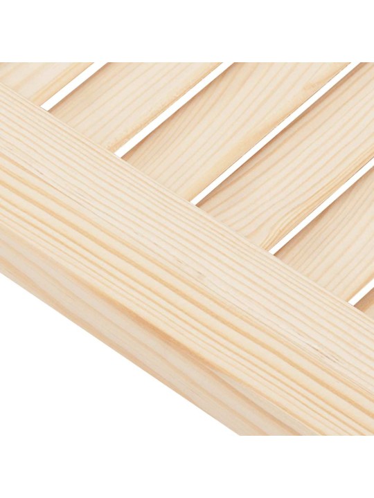 KAPIUKSED VÕREDEGA DISAIN 4 TK 69X29,5 CM TÄISPUIDUST MÄND