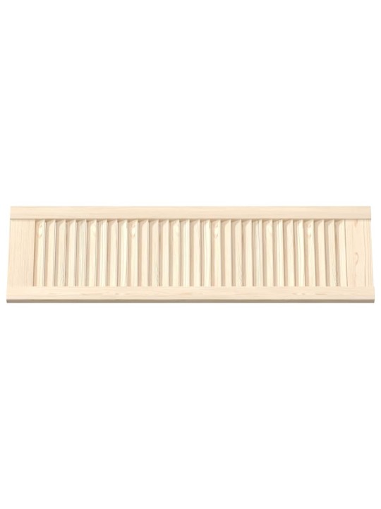 KAPIUKSED VÕREDEGA DISAIN 4 TK 99X29,5 CM TÄISPUIDUST MÄND