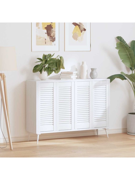 KAPIUKSED LOUVRED DESIGN 4 TK VALGE 69X29,5 CM