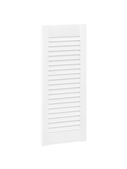 KAPIUKSED LOUVRED DESIGN 4 TK VALGE 69X29,5 CM