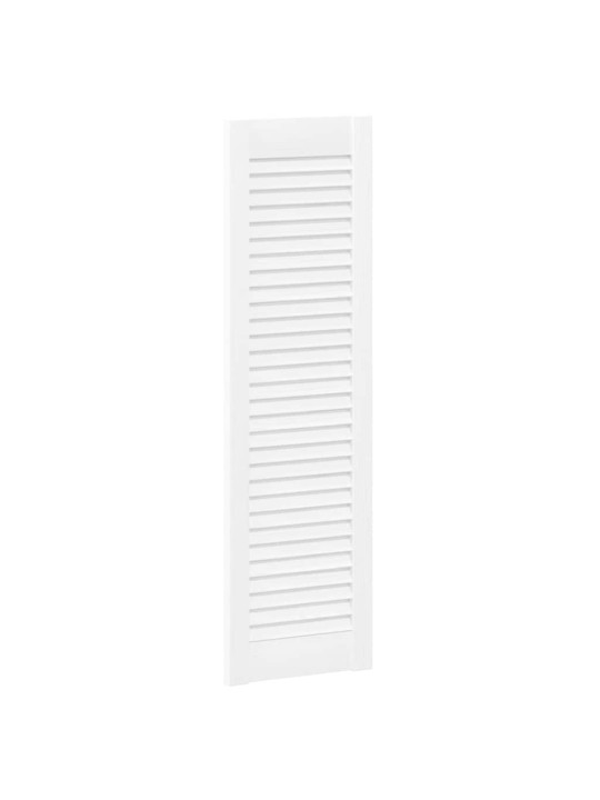 KAPIUKSED LOUVRED DESIGN 2 TK VALGE 99X29,5 CM