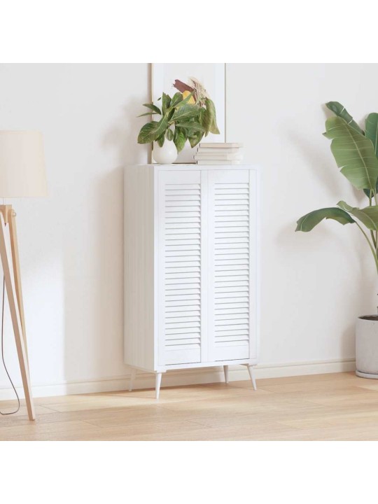 KAPIUKSED LOUVRED DESIGN 2 TK VALGE 99X29,5 CM
