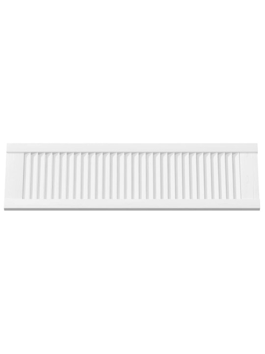 KAPIUKSED LOUVRED DESIGN 2 TK VALGE 99X29,5 CM