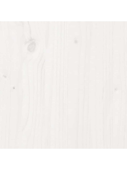 HIGHBOARD VALGE 89X34X116,5 CM TÄISPUIDUST MÄND