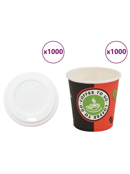 KAANEGA PABERIST KOHVITASSID 1000 TK 4 UNTSI 120 ML
