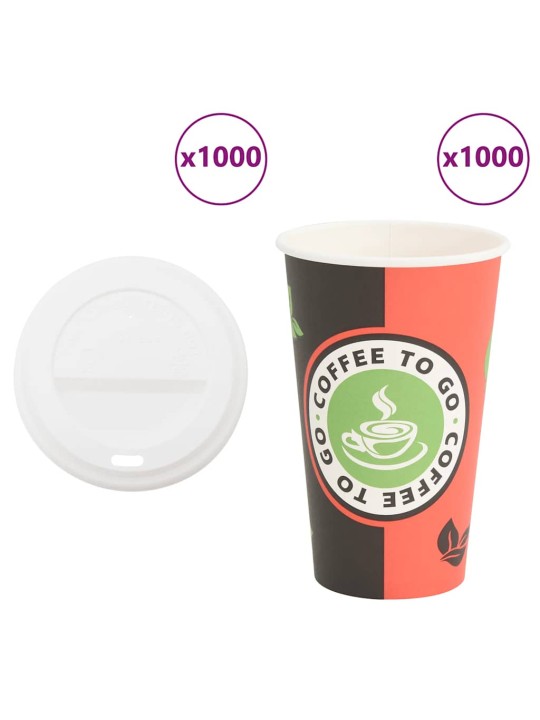 KAANEGA PABERIST KOHVITASSID 1000 TK 16 UNTSI 400 ML