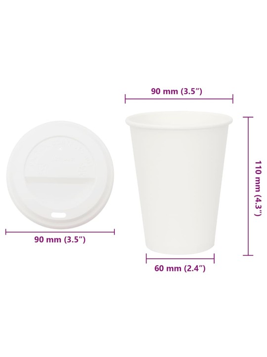 KAANEGA PABERIST KOHVITASSID 1000 TK 12 UNTSI 300 ML